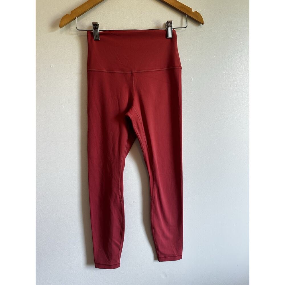Lululemon Align High-Rise Leggings 25" Size 4 Pink Women Athletic Pants
